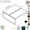 SEIPO RING allungo scrivania BENCH con strutture ad annelo piano melaminico L.1650 struttura ad anello Seipo RN.0326 27 28 29