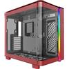 Montech KING 95 Midi-Tower in vetro temperato ARGB - rosso - Midi-Minitower