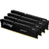 MediaMondo Kingston Technology FURY Beast 64 GB 5200 MT/s DDR5 CL40 DIMM (Kit da 4) Black X