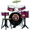 AURANOW SET BATTERIA GOLDEN DRUMS GRANDE ROSSO BATTERIA COMPLETA STRUMENTO MUSICALE PER