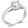LUXURY MILANO Anello solitario Luxury Milano collezione Serena in argento con zircone. Scegli la misura tra quelle disponibili