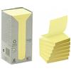 Post-it Foglietti Adesivi Z-Notes, 16 Blocchetti (1600 Fogli), 76 x 76 mm | in Carta Riciclata, per Dispenser, Utilizzabili con Una Sola Mano, per Promemoria, Elenchi, Messaggi e Idee