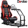 Dardoo Racing Sim Cockpit Con Sedile A Doppio Scorrimento Per Logitech G29 G920