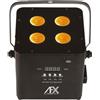 AFX PAR A BATTERIA CON DMX (DURATA 4 ORE IN FULL) LED 6IN1 4x10W RGBWA-UV AUTO SOUND