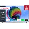 Thomson Smart TV 50" 4K UHD QLED Google TV Dolby Vision Classe F Grigio 50QG4S14 Thomson