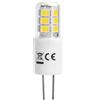 Aigostar Lampadina Led G4 a Capsula 2W SMD trasparente Bianco caldo 3000K Aigostar