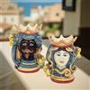 Ceramiche di Caltagirone Sofia Testa di Moro h 15 cm — Maschio Moro, Decoro Sicily - 15 cm / Decoro Sicily