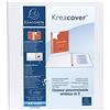 Exacompta - 51823E - 1 Raccoglitore Personalizzabile Kreacover - 2 Anelli a D 40 mm - Copertina Foderata PP con Tasca Fronte/Dorso/Retro - Dorso 64 mm - F.to Esterno 28.5x32 cm per A4 Maxi - Bianco