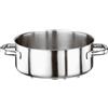 Paderno Casseruola Bassa Inox - PADERNO - Serie 1000 - 2 Maniglie - Diam. 24 cm - H 8 cm - 3 - 7 Lt