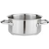 Paderno Casseruola Mezza Alta Inox - PADERNO - Serie 1000 - 2 Maniglie - Diam. 16 cm - H 8 cm - 1 - 6 Lt