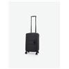 Avanti Trendstore [KONO] - Valigia in plastica sintetica, policarbonato, materiale ABS, maniglia allungabile in alto della valigia, chiusura con combinazione, colore argento, nero o nero-rosa, disponibile in 3 misure diverse. - Nero