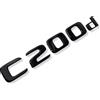 MCK Auto - C200d Nero Lucido Anteriore Posteriore Ala Nero Badge Logo Boot Emblema Adesivo Tuning