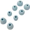 tecinity 4 Paia Gommini per Beats Powerbeats Pro/Powerbeats 3/Powerbeats 4, 4 Misure Auricolari di ricambio in Silicone per 4mm Auricolari In-Ear (Blu acqua)