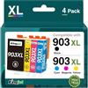 KINGJET 903XL Cartucce compatibili con cartucce per stampante hp 903 XL 903XL Multipack per cartucce per stampante hp officejet 6950 per hp officejet 6950 Officejet Pro 6970 6960