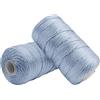 Uiopa Filo Macrame 1,5mm x 400m, Corda Macrame in Nylon Cordino per Borse Uncinetto, Filo Lago Blu per Ferri e Uncinetto, Fai da Te, Decorazioni, Artigianato