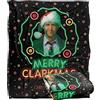 LOGOVISION Christmas Vacation Merry Clarkmas Coperta super morbida al tatto setoso - 152 x 127 cm