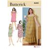 Butterick B6883Y Biancheria da notte da donna Y (XS-S-M), carta