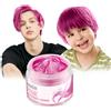 Generisch Colore temporaneo per capelli lavabile, rosa, cera temporanea, colore naturale, per uomini, donne, feste, cosplay, Halloween, Natale