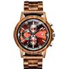 RORIOS Orologio da Uomo Naturale Orologio di Legno Analogico Quarzo Data Cronografo Orologio di Artigianato Fatto a Mano Uomo Orologi da Polso