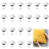 YELYTR 20 Pezzi Supporto per Piumone, Clip per Piumone, Clip Antiscivolo per Copripiumone, Clip per Piumone 3,3x3 Cm, Clip per Copripiumone Fissatore di Trapunte per Coperte, Lenzuola, Tende, Bianco