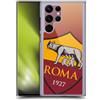 Head Case Designs Licenza Ufficiale AS Roma Gradiente Grafica Crest Custodia Cover Dura per Parte Posteriore Compatibile con Samsung Galaxy S22 Ultra 5G