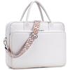 SUCIKORIO Borsa Porta PC Portatile 15,6 Pollici, Impermeabile Pelle Borsa Lavoro Donna Insegnante Grande Porta Computer Portatile con Tracolla Maniglia Borsa Ufficio Donna per Università, Documenti