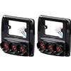 ROSI RS94133 Emilia Smart, Nero, 3 prese schuko (Confezione da 2)