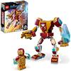 LEGO Marvel Iron Man Mech Armor 76203 Building Kit; Collectible Mech and Minifigure for Iron Man Fans Aged 7+ (130 Pieces)