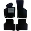 OFFICINE MILANO IL TUO STILE IN AUTO. 4 Tappetini per Volkswagen Passat dal 2005 al 2014 in Moquette Nero. OFFICINEMILANO. 2 Anteriori + 2 Posteriori. Sistema di Fissaggio Originale. Fondo Impermeabile e Antiscivolo