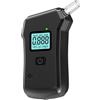 HUTRADE Etilometro Portatile Certificato, 2025 Upgrade IC Chips Alcol Test con Display LCD Digitale, Precisione di Grado, Etilometro Portatile Personale per Uso Domestico e Professionale con 5 Bocchini