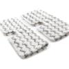 Reliapart Confezione da 2 panni per scopa a vapore compatibili con Shark S6001, S6003, S6005 Series Klik n' Flip Steam Mop - Coperture rettangolari in microfibra su entrambi i lati per la pulizia dei