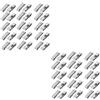 JECOMPRIS 2 Set Pinza Fotovoltaica Morsetto Imbracatura Cavo Crimpers Filo Fascette Metalliche Per Rimorchi Gestione Dei Cavi Del Modulo Fotovoltaico Acciaio Inossidabile Silver 30 Pezzi*2