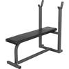 GYRONETICS® Panca Pesi - con Portabilanciere, Carico Max 220 kg, 101 x 50 x 93,5 cm, Multifunzione - Panca Piana, Piatta, Supporto Bilanciere, per Sollevamento, Palestra, Fitness, Allenamento, Casa