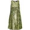 JJXX Jxtara SL Sequin Dress Wvn Vestito, Verde Pappagallo, S Donna