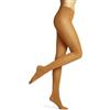 Falke Pure Matt 50 DEN W TI Semicoprenti Tinta Unita 1 Pezzo, Collant Donna, Rosso (Burnt Siena 8413), S-M