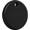 Chipolo POP Tracker Tag - Colorato, compatibile, forte Bluetooth Tracker con Chiama il tuo telefono & fuori portata, funziona con Apple Find My o Google's Find My Device (nero)