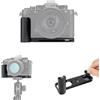 JJC Z f Impugnatura per fotocamera con vano portaoggetti AirTag nascosto per fotocamera mirrorless NIKON Z F, piastra a sgancio rapido supporto staffa L compatibile con Nikon FTZ II e adattatore