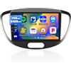 CAMECHO 2G+64G CAMECHO Autoradio 2Din Android 13 con Navi per Hyundai i10 2007-2013, Stereo 2 Din Schermo da 9 Pollici con Carplay Android Auto Bluetooth RDS/FM GPS WIFI SWC + Telecamera Posteriore&MIC