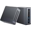 Tunhail Mini PC, Mini computer con Alder Lake-N N100 (fino a 3,4 GHz), 16 GB DDR4 512 GB SSD, Mini PC Desktop, HDMI 2.1, 4 porte USB 3.0, WiFi6, BT5.2, RJ45 per aziende, uffici domestici