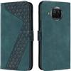 YIRRANZD Custodia per Xiaomi MI 10T Lite 5G, Cover a Libro in Pelle PU con Slot Cart e Silicone TPU Bumper, Flip Caso Portafoglio Cover per Xiaomi MI 10T Lite 5G (Verde)
