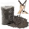 Wekuw 400 Pezzi Sfere per Fionda,Slingshot Mud Ball,Sfere Scciaio per Fionda,Bersaglio Fionda Sfere Palla di Argilla Ottimo Regalo per Gli Amanti Della Fionda, con Qualsiasi Fionda da Caccia (8mm）