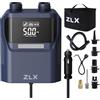 ZLX Pompa Elettrica SUP 50PSI, Compressore Aria Portatile, Con Cavo Auto 3m 12V DC, Alta Pressione, Pompa per Tavole Gonfiabili, Kayak, Barche, Tende, Materassi ad Aria