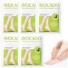 Nurvidis 5 Paia Maschera Piedi, Maschera Piedi Esfoliante, Con Olio Di Avocado, Maschera Piedi Esfoliante E Idratante, Calzini Spa Piedi Per Donne E Uomini, Cura Dei Piedi Secchi E Danneggiati