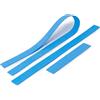 Mopec 1 Pack Tiras de goma Azul para manualidades, 03cm QK33.03.1 Confezione da 10 Strisce di Gomma Eva Blu per Artigianato 5,3 x 116 x 0,03 cm, unità