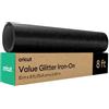 Cricut Value Glitter termoadesivo - nero - 25,4 cm x 2,4 m (1)