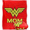 LOGOVISION Wonder Woman Wonder Mom Coperta super morbida al tatto setoso - 152 x 127 cm