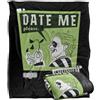 LOGOVISION Beetlejuice 2 (2024) Beetlejuice Beetlejuice Date Me Coperta super morbida al tatto setoso - 152 x 127 cm