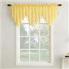 No. 918 Erica Ascot - Set di tende trasparenti in voile, 388 x 61 cm, colore: Giallo