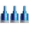BRSCHNITT Punte Trapano Diamantate 35mm- BRSCHNITT foretto diamantato per Gres Porcellanato Piastrelle Ceramica granito Marmo(3 pezzi)..