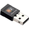 NAERSI Adattatore dongle WiFi USB 600Mbps dual band 2.4GHz/5GHz veloce ad alto guadagno antenna 802.11ac Wi-Fi scheda di rete wireless per laptop desktop supporta Windows Mac e Linux